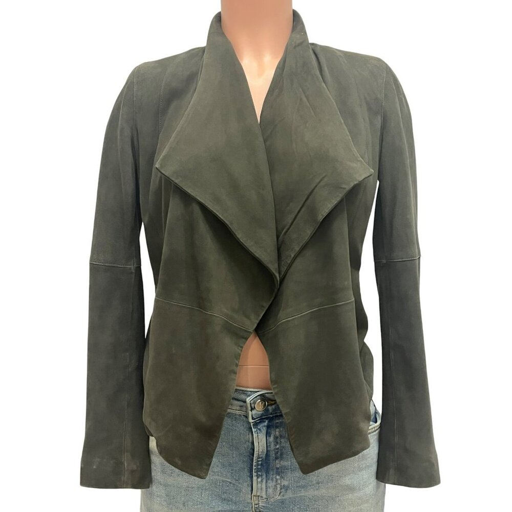 Joie Olive Green Suede Jacket